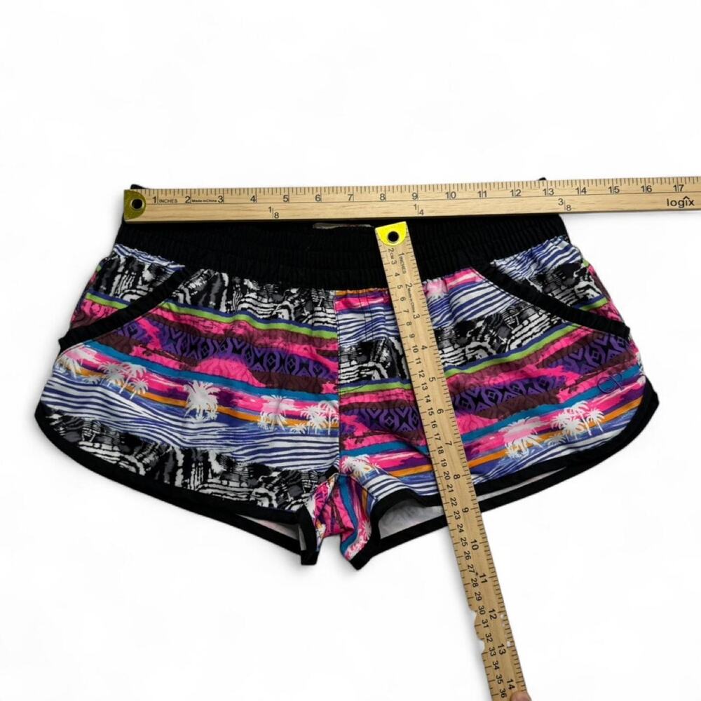 Ocean Pacific Y2K Low Rise Patterned Beach swim micro board Short size small - Picture 4 of 5